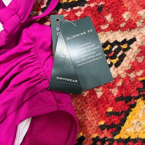 NWT Fuchsia Ralph Lauren High Waist Bikini - Picture 4 of 5